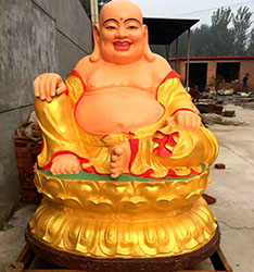 Chinese buddha happy Maitreya statue